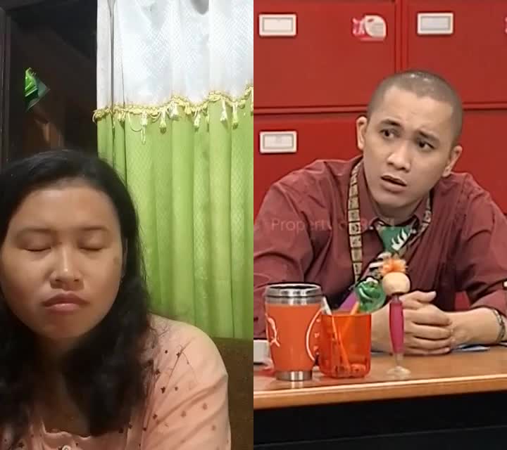 ceritanya aku dan Gusti lagi ngledekin pak Taka 