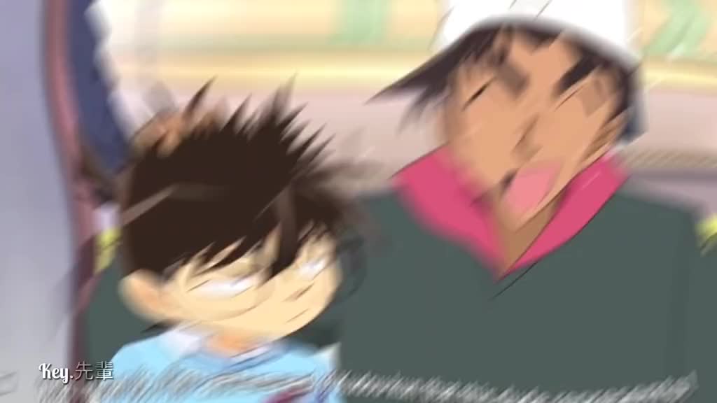 Kaito kid and conan funny moment 