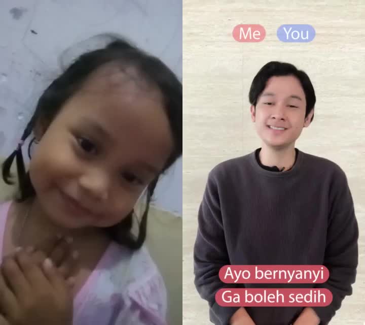 Adzkiya menghayati lagu # Malu Sama Kucing