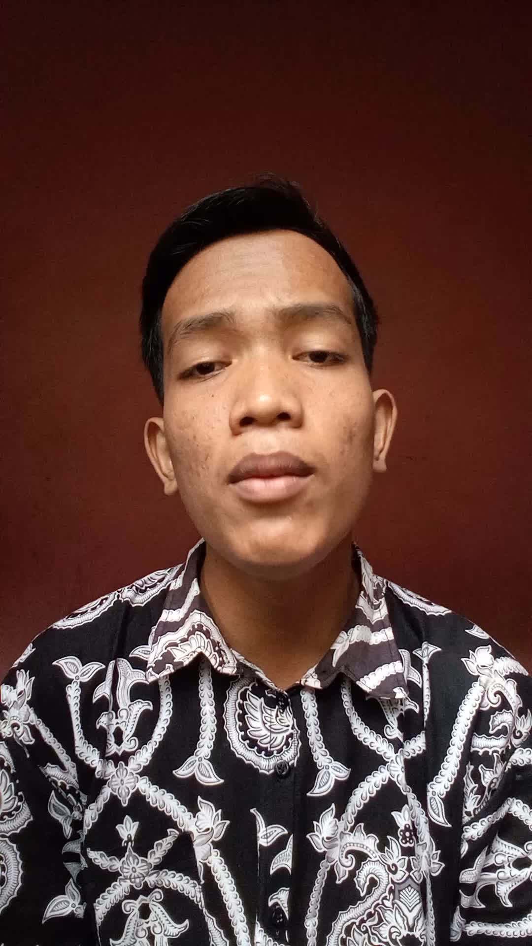 ASSALAMUALAIKUM AHMAD RAHMAN RIAU ROKAN HILIR 18 THN PELAJAR AKHIR SEBUAH CERITA#ONLINEAUDITIONKDI2021