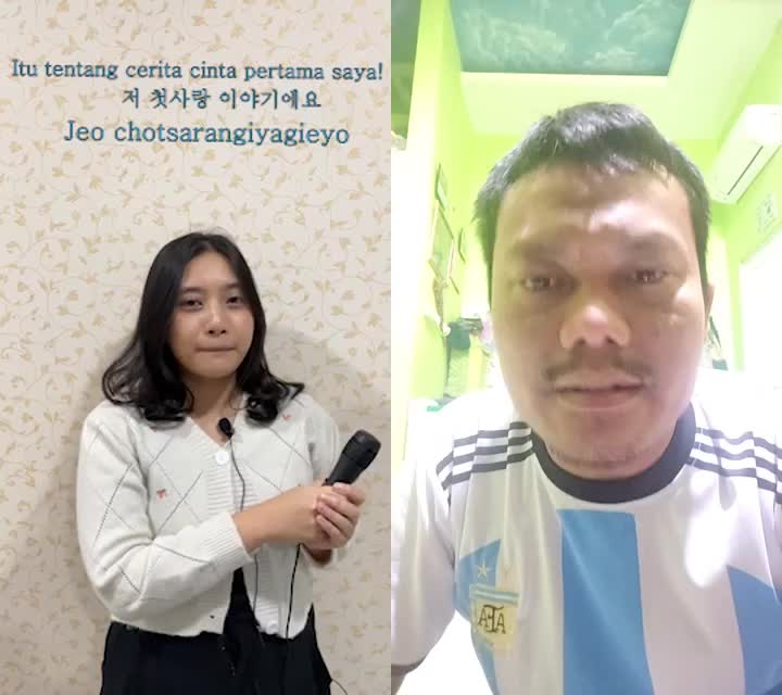 (Saranghaeyo) sebelum bertanding lawan kroasia wawancara dulu di buang sayang toLong bantu Love vote foLow share coment thanks for watching