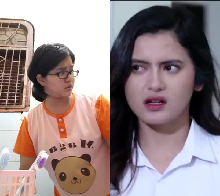 kau ngitip abangku sama ceweknya kan.. ???