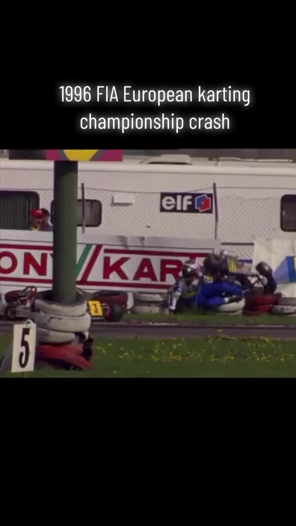 europe karting championship crash