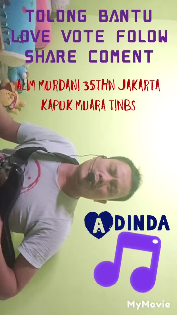 TINBS ALim murdani 35th Jakarta Adinda Lagu Ciptaan Sendiri toLong bantu Love vote foLow share coment maaf bukan vokaLis thanks for watching