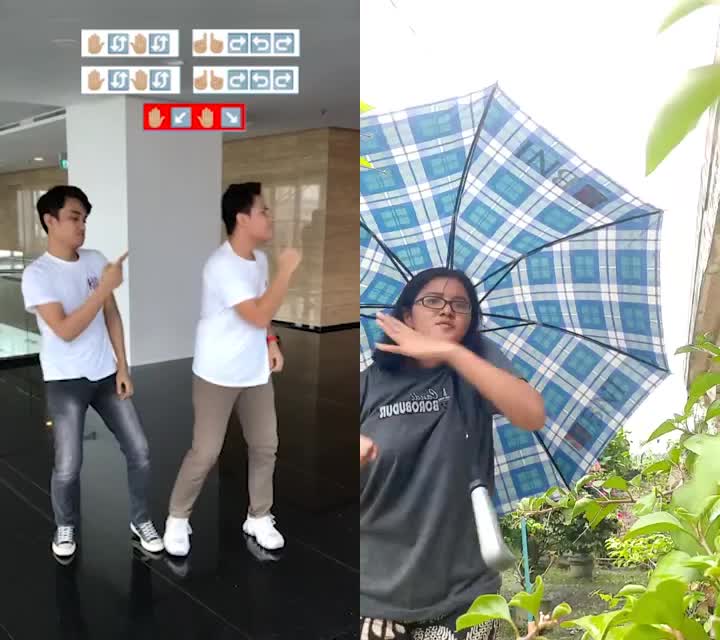 duet joget sama payung