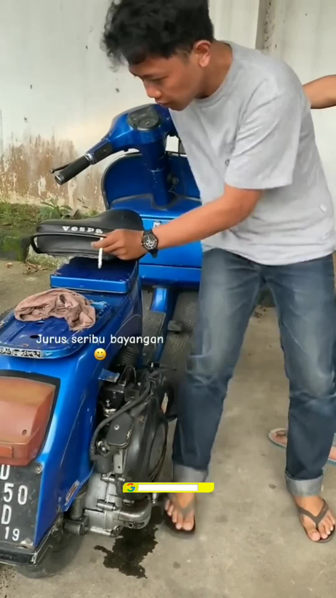 tendangan tanpa bayangan