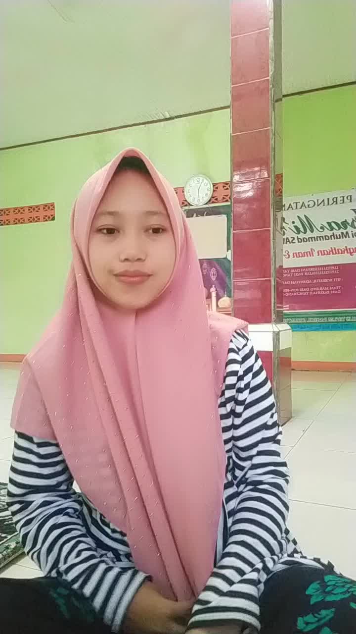 nama : siti robiatull adawiyah umur 20 tahun asal Tangerang .sholawat berjudul sollu ala Khoiril Anam  #thevoiceoframadhan🤲🏻  