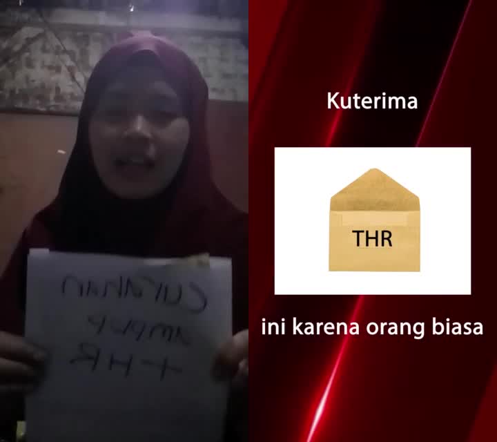 curahan isi amplop THR tu kan jadi curhat 🤭