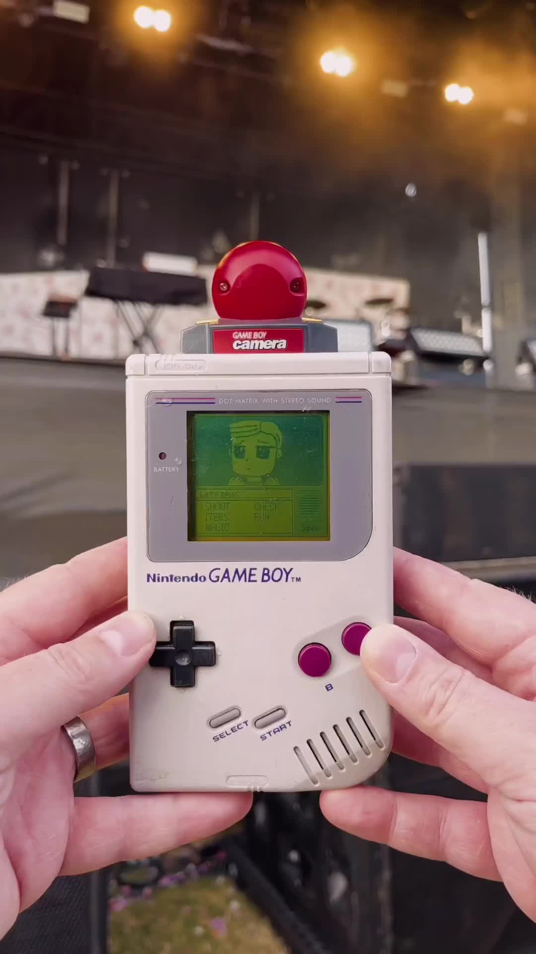 foto menggunakan gameboy