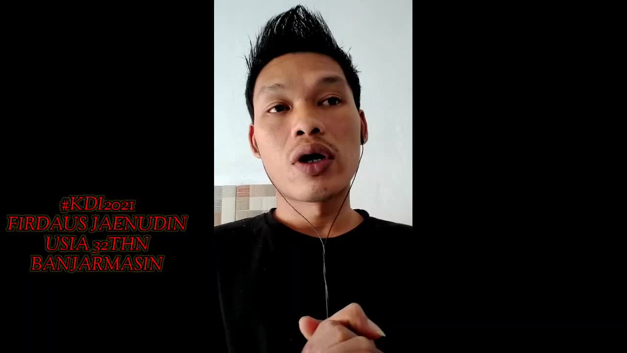 #KDI2021 FIRDAUS JAENUDIN 32THN BANJARMASIN KALSEL CINCIN KEPALSUAN 