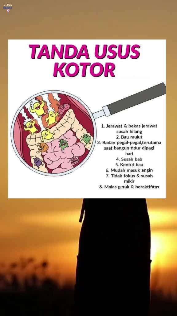 tanda usus kotor