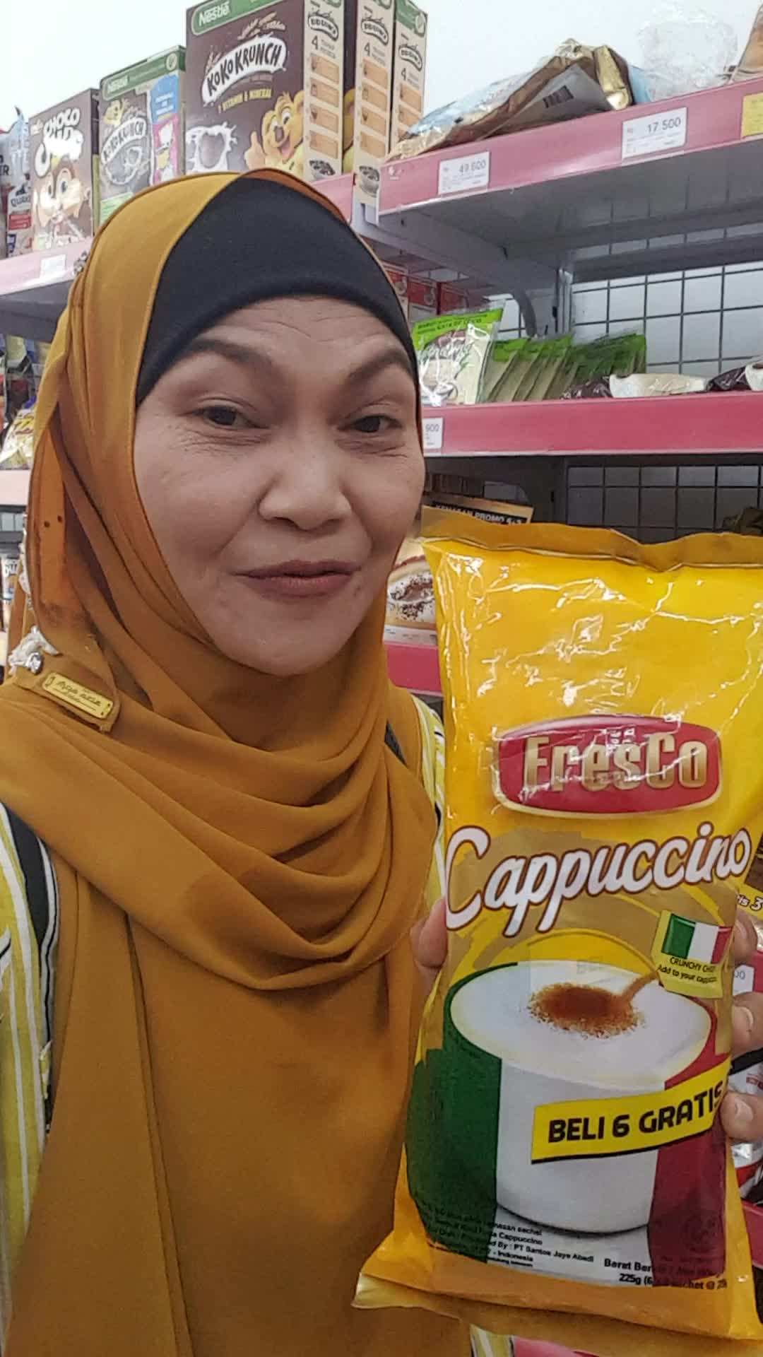 5 Oct 2023 Aty with Product Coffee Fresco Cappuccino PT Santos_PT Santos