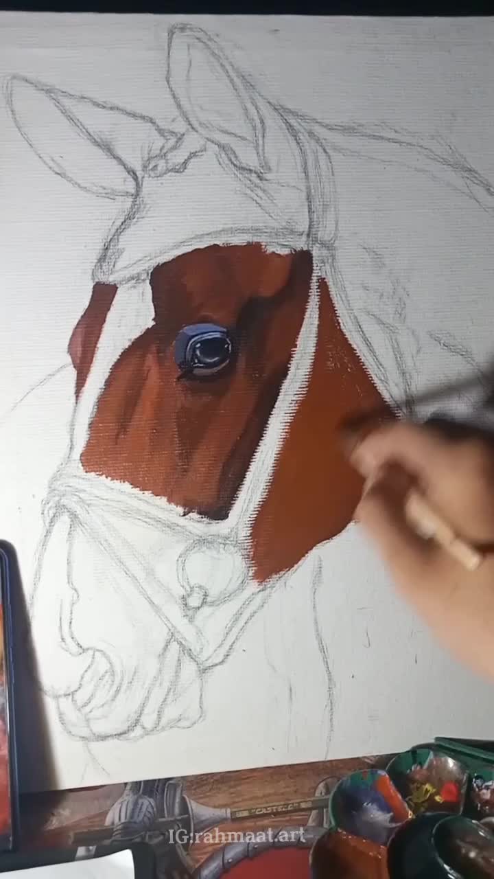 Melukis Hewan🐴, yuk belajar melukis😁