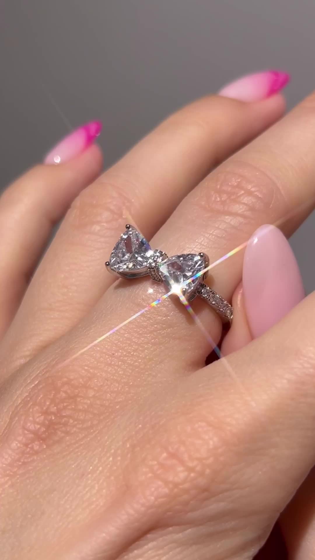 Barbie inspired nail art