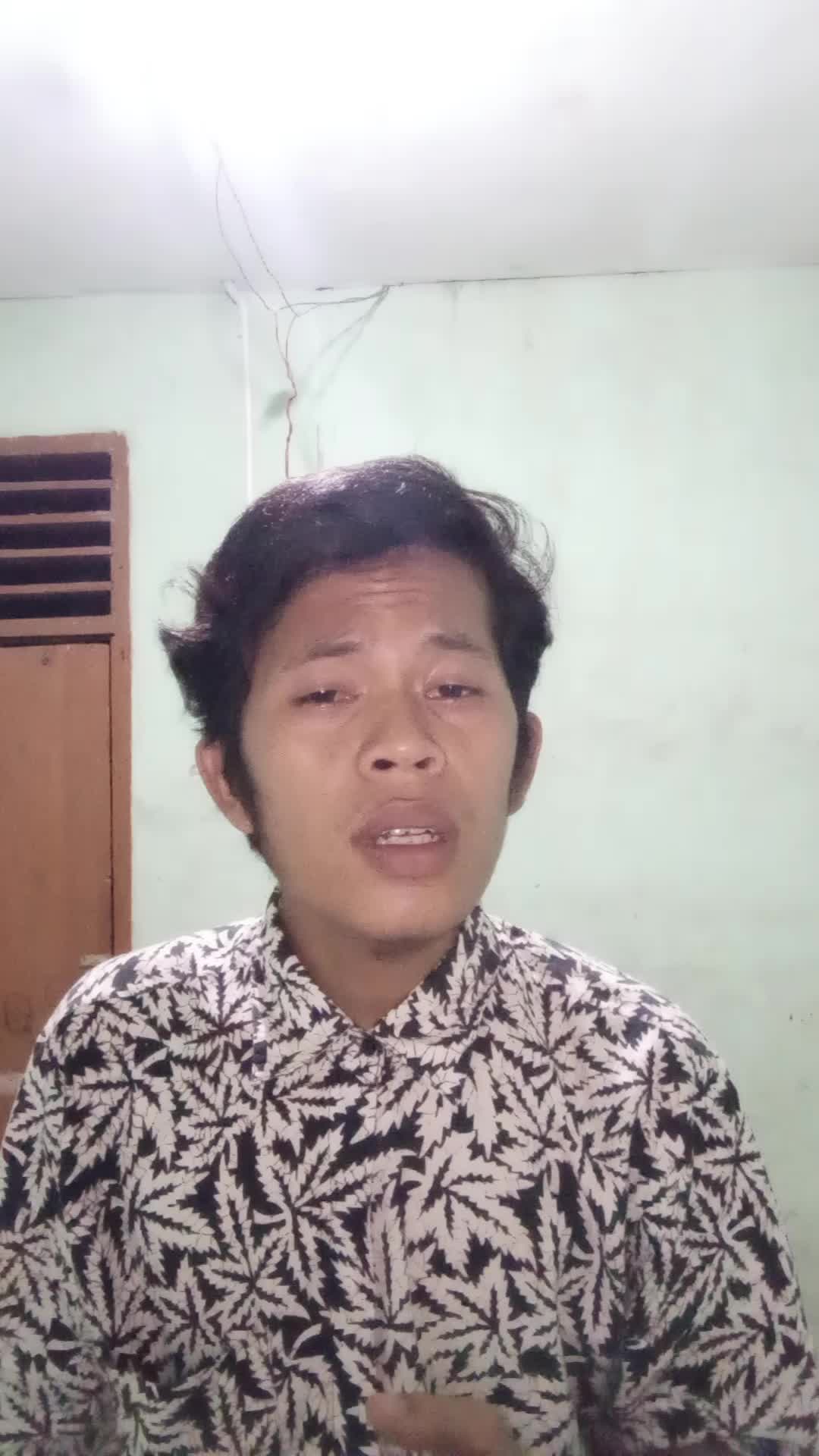 KDI 2023 Wawan Lexi Perdana padangsidimpuan ,sumatra utara usia 24thn gerimis melanda hati #ONLINEAUDITIONKDI2023