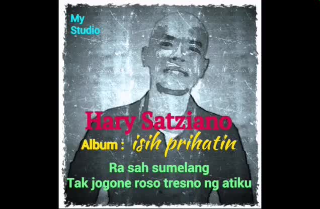 Nama : Hary Setiono / Hary Satziano. Penyanyi, musisi, editor musik dari Madiun Jawa Timur. Karya lagu pop Jawa judul Ikhlasku