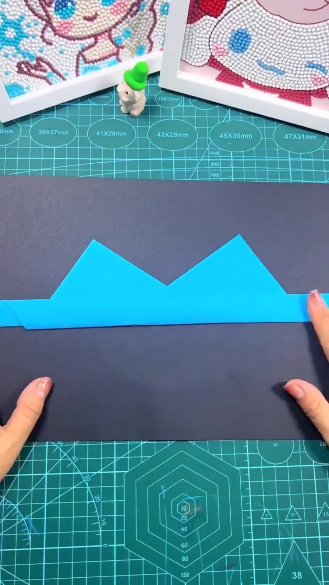 Cara membuat origami kacamata