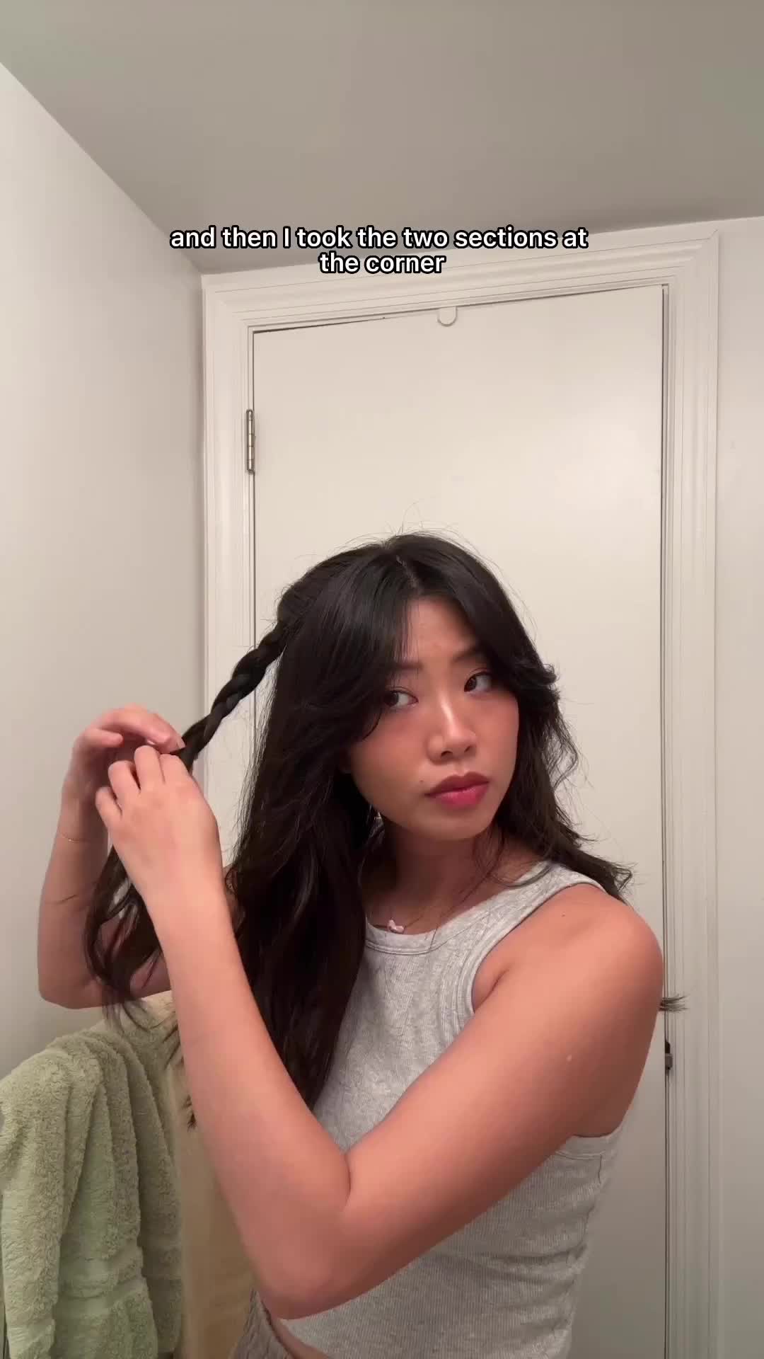 Braided Ribbon hairstyle tutorial