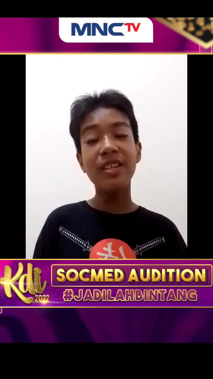 KDI 2022 Danu Aji Akbar Pangestu Kab.Tegal Jateng Cindai (Siti Nurhaliza) 16 tahun.   088983128892. #OnlineauditionKdi2022 
