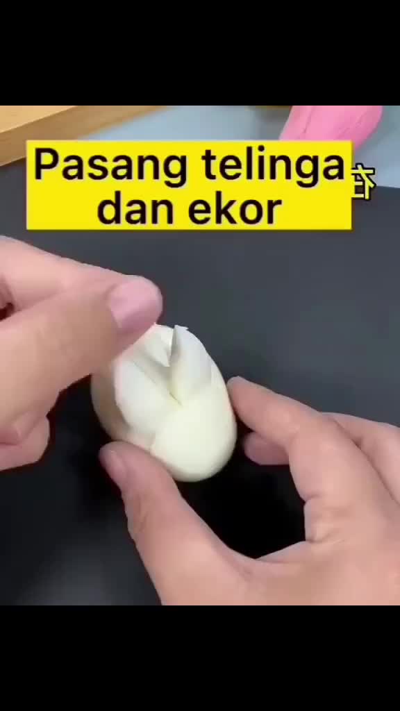 Ide Membentuk Telur Rebus Bentuk Kelinci
