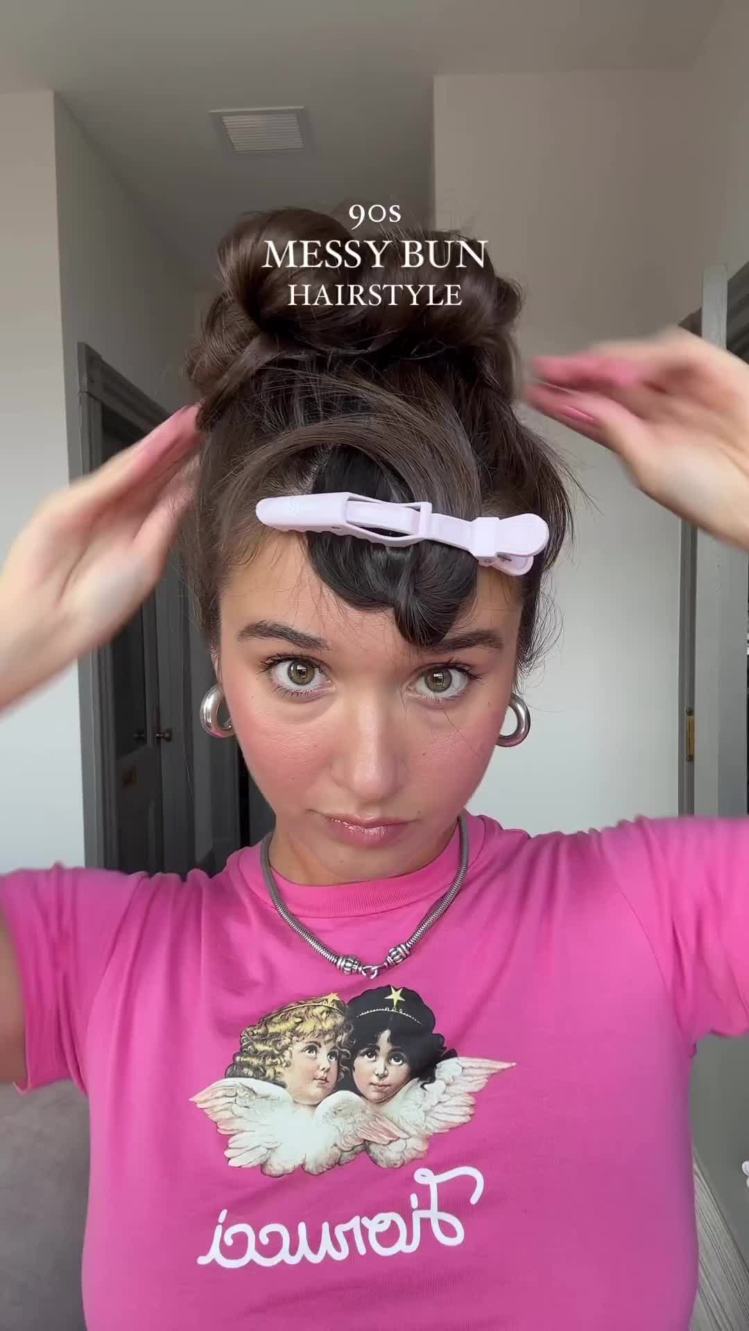 Tutorial messy bun 