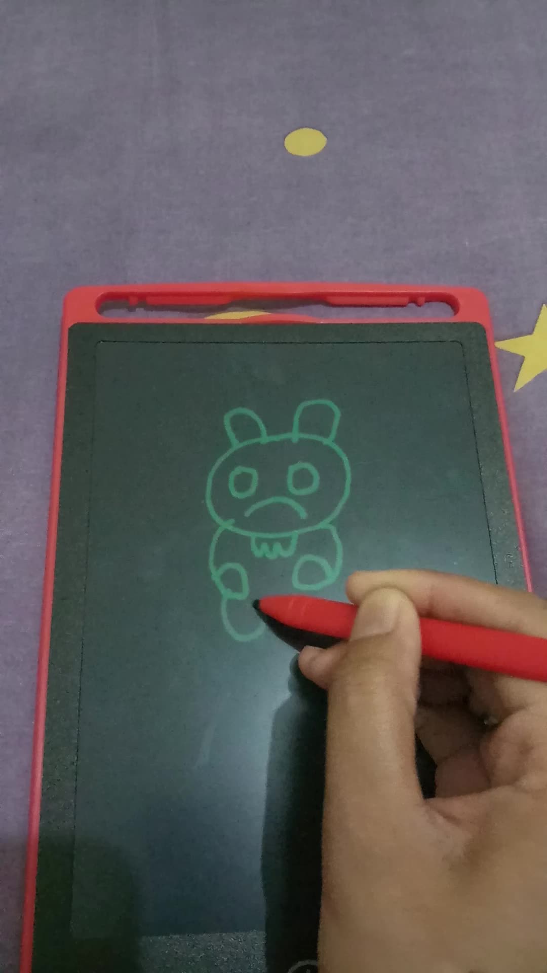bocil belajar menggambar🐣
