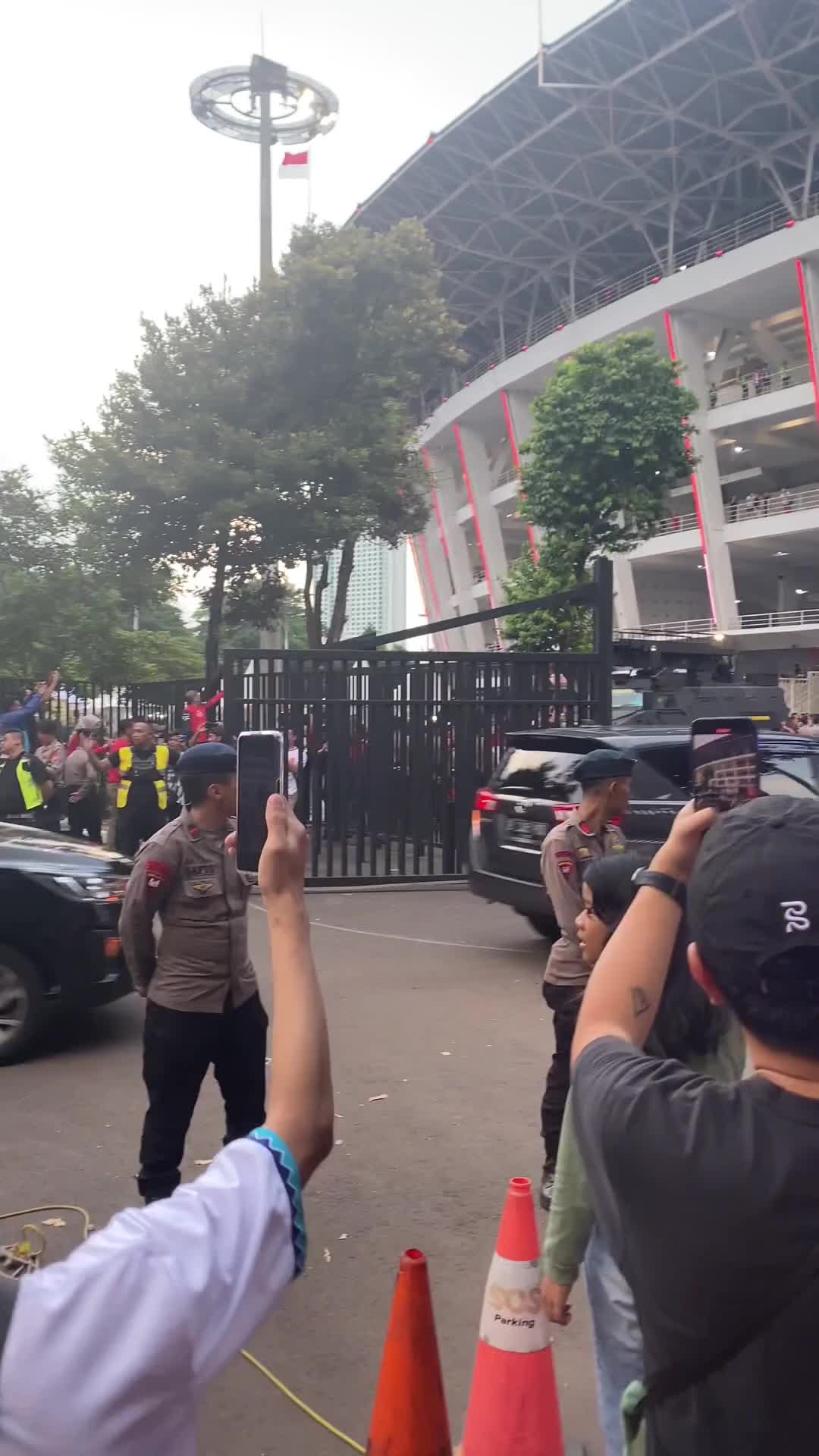 kedatangan timnas indonesia