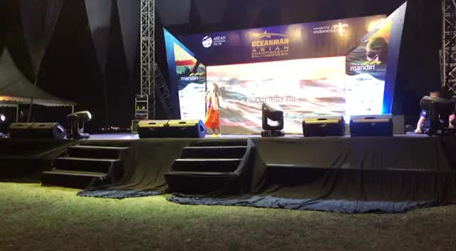 Cover song never enough by teresa 8th at award ceremony oceanman bali, instagram@teresa_sylviliana