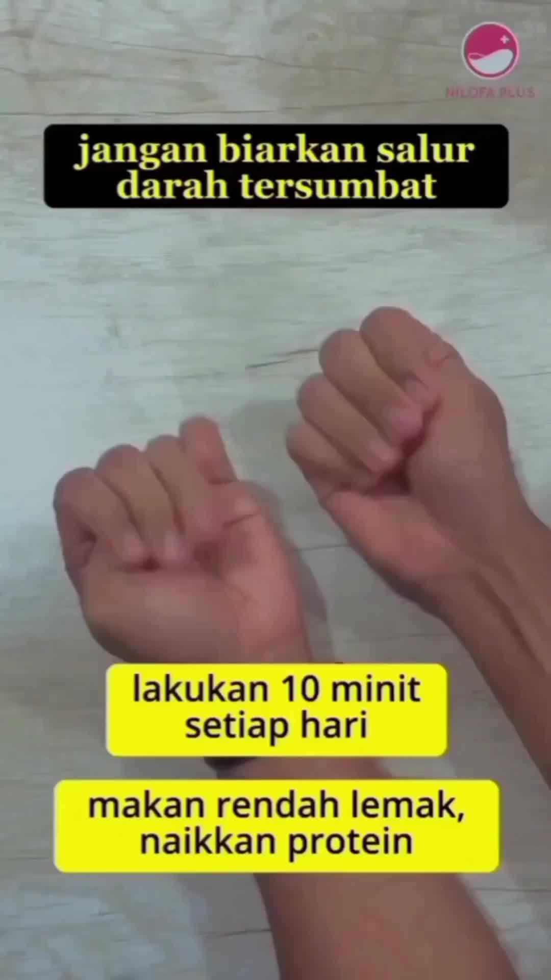 lakukan gerakan jari tangan 100x sehari untuk kesehatan organ tubuh