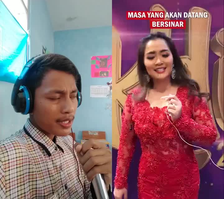 senang sekali bisa mengikuti challenhe ini dan bisa duet sama kak mega. 😇🤲😇 # jangan lupa follow ya