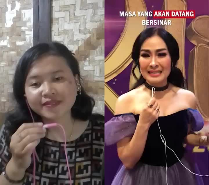 duet challenge with mamah Iis Dahlia #jingglekdichallenge #popcornduetchallengewitsiisdahlia