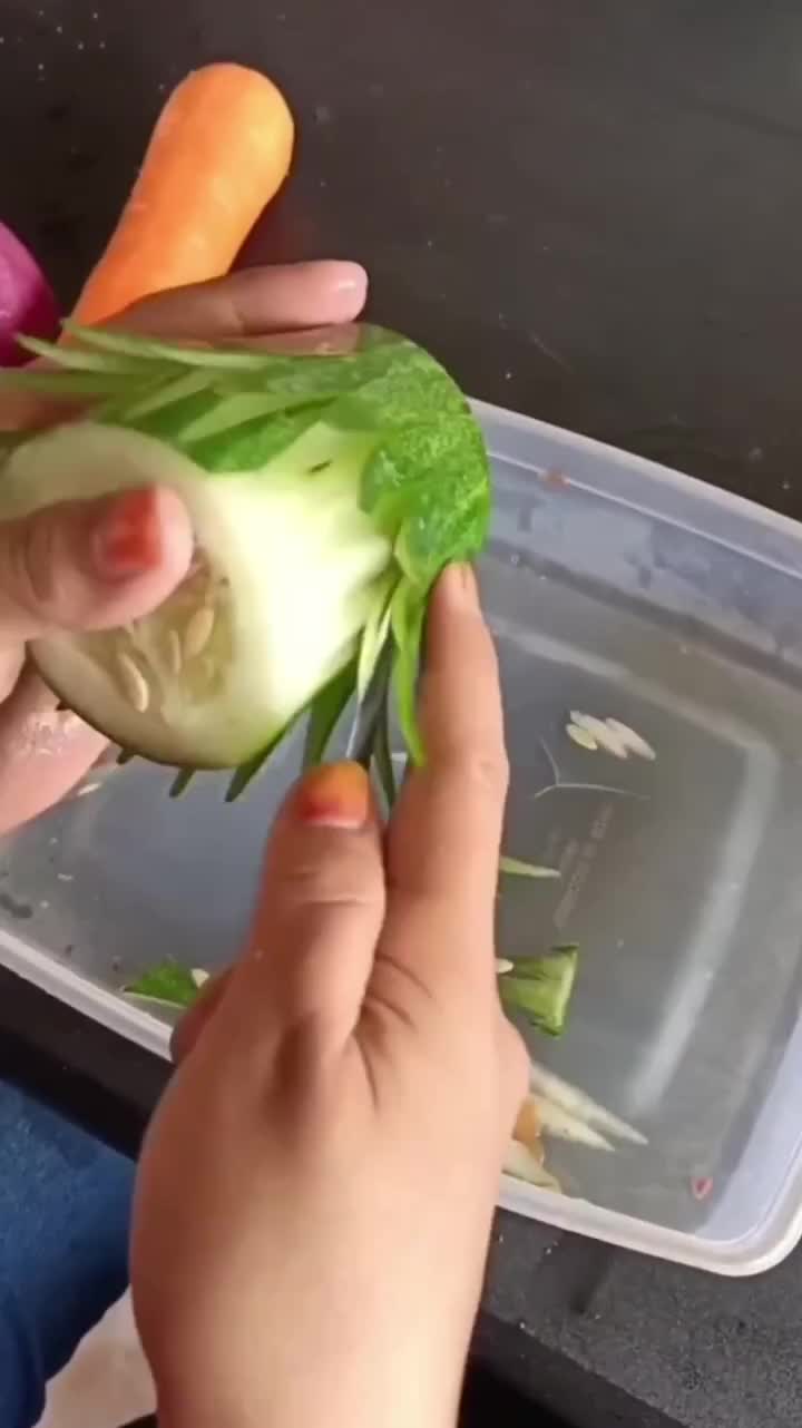 Tutorial Hias Timun Untuk Nasi Tumpeng