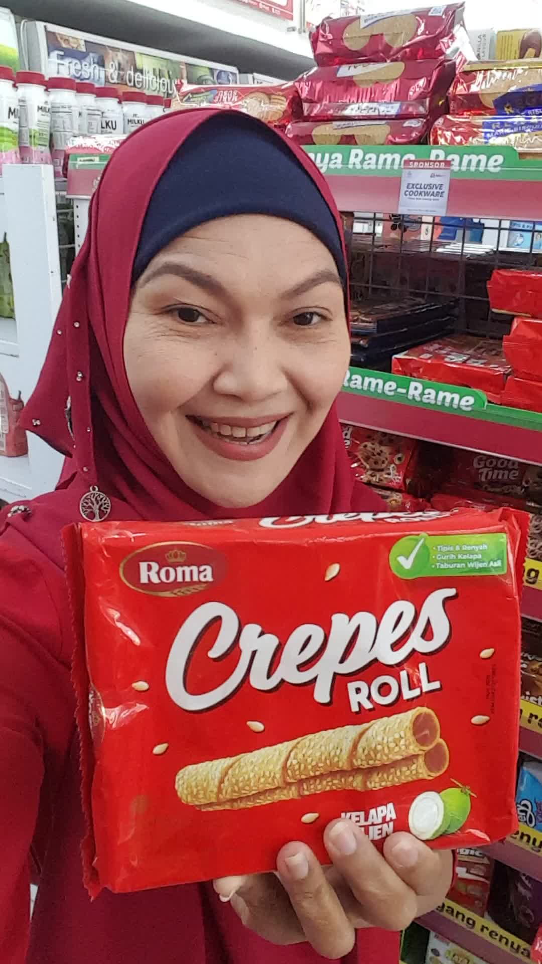 Real with Roma Wafer Crepes roll  11 Sep 2023