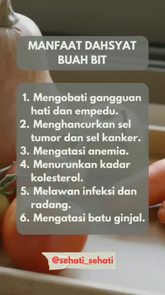 manfaat buah bit