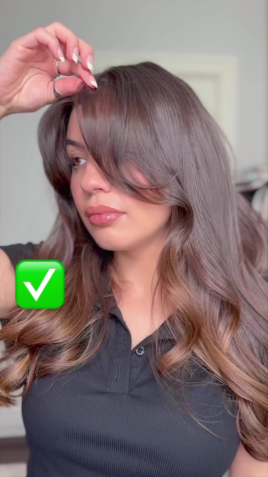 Tips untuk yang punya curtain bangs!