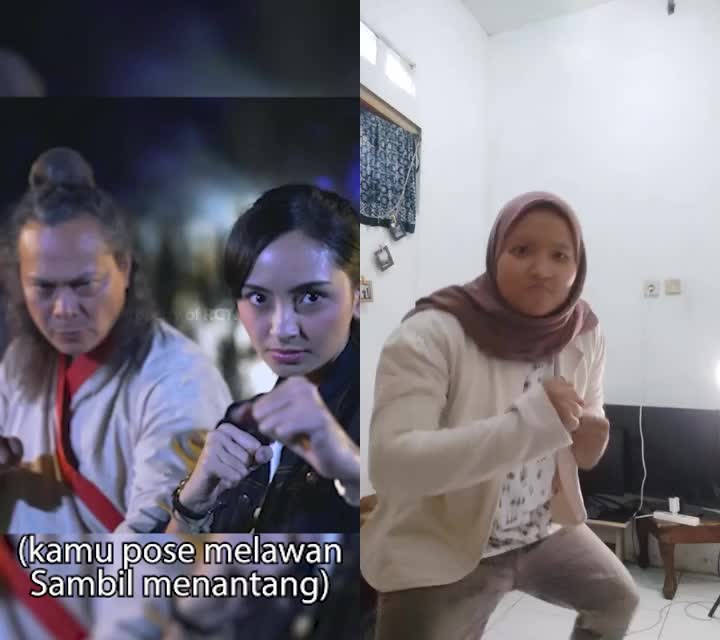 saya akan melawan kamuh 