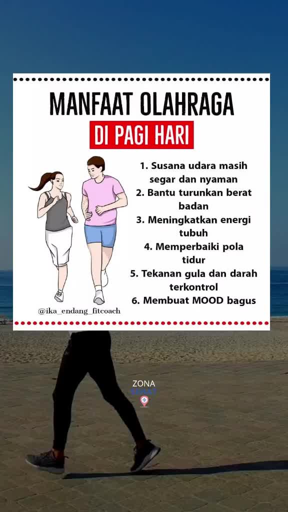banyak manfaat olahraga di pagi hari