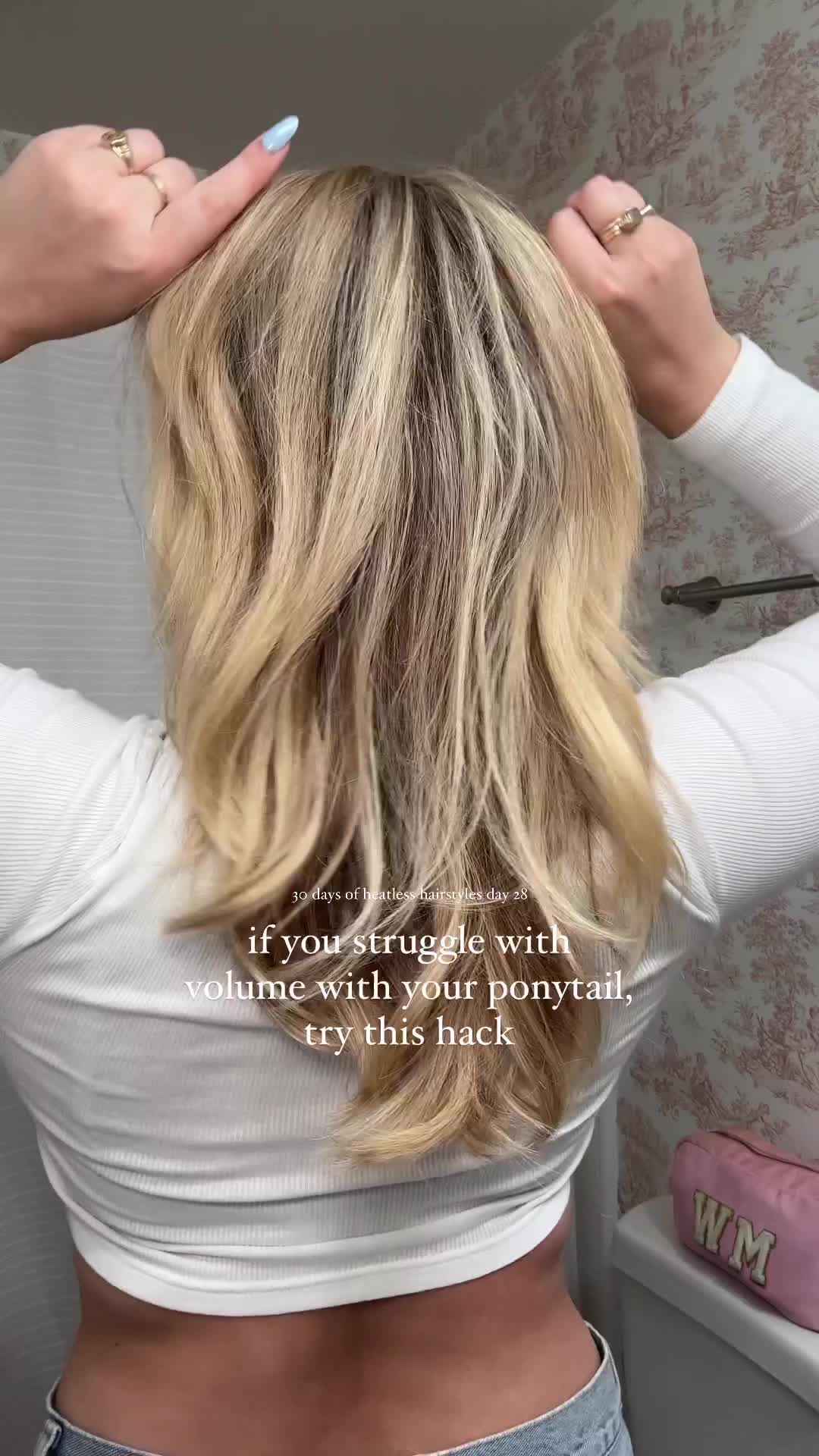 Try this hack for volume ponytail