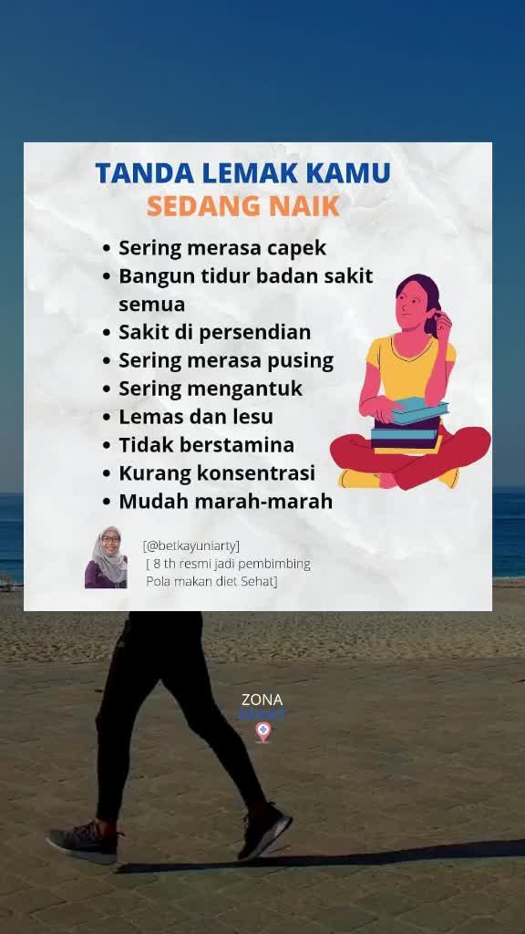 tanda lemak kamu sedang naik