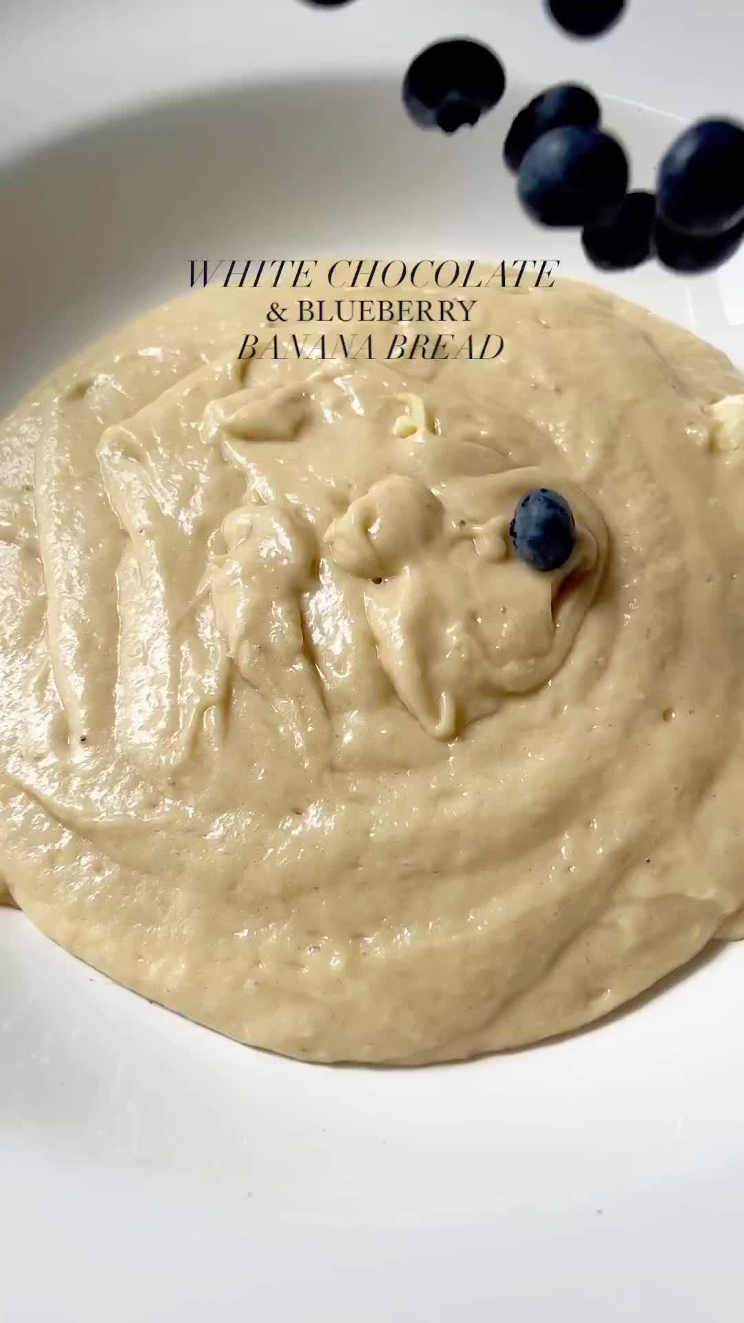 How to make blueberry banana cake